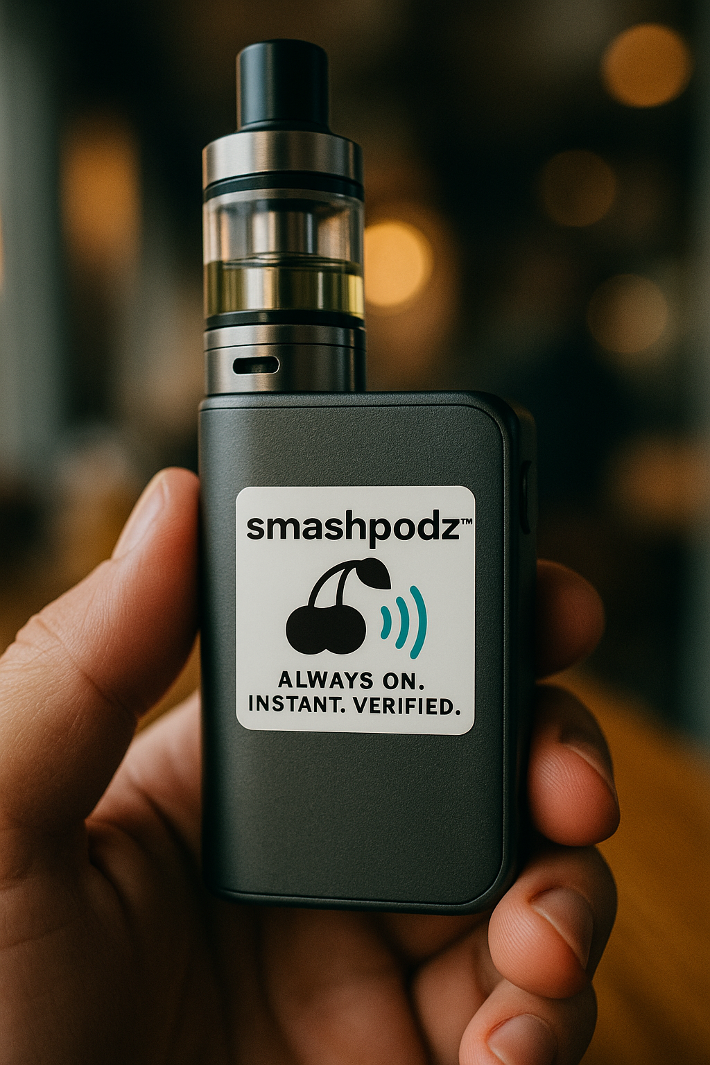 Permanent Sticker - Powered by Smashpodz™ - Image 3