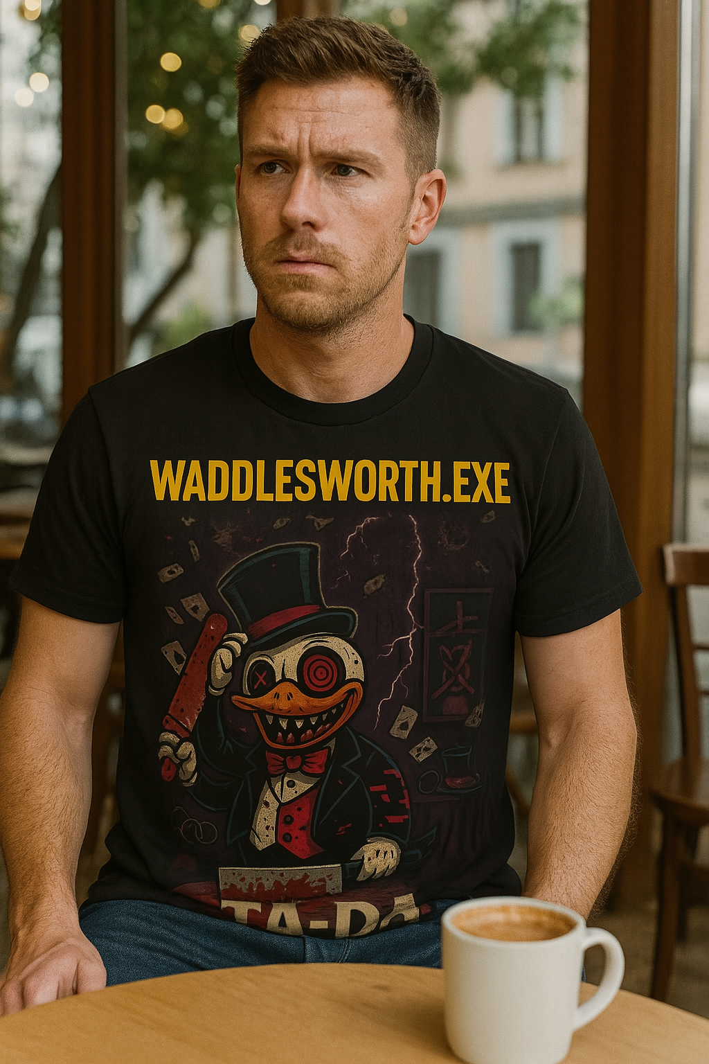 Project Mercy - Waddlesworth.exe Shirt - Powered by Smashpodz™ - Image 2