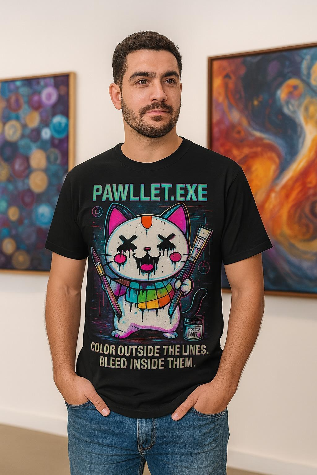 Project Mercy - Pawlett.exe Shirt - Powered by Smashpodz™ - Image 2