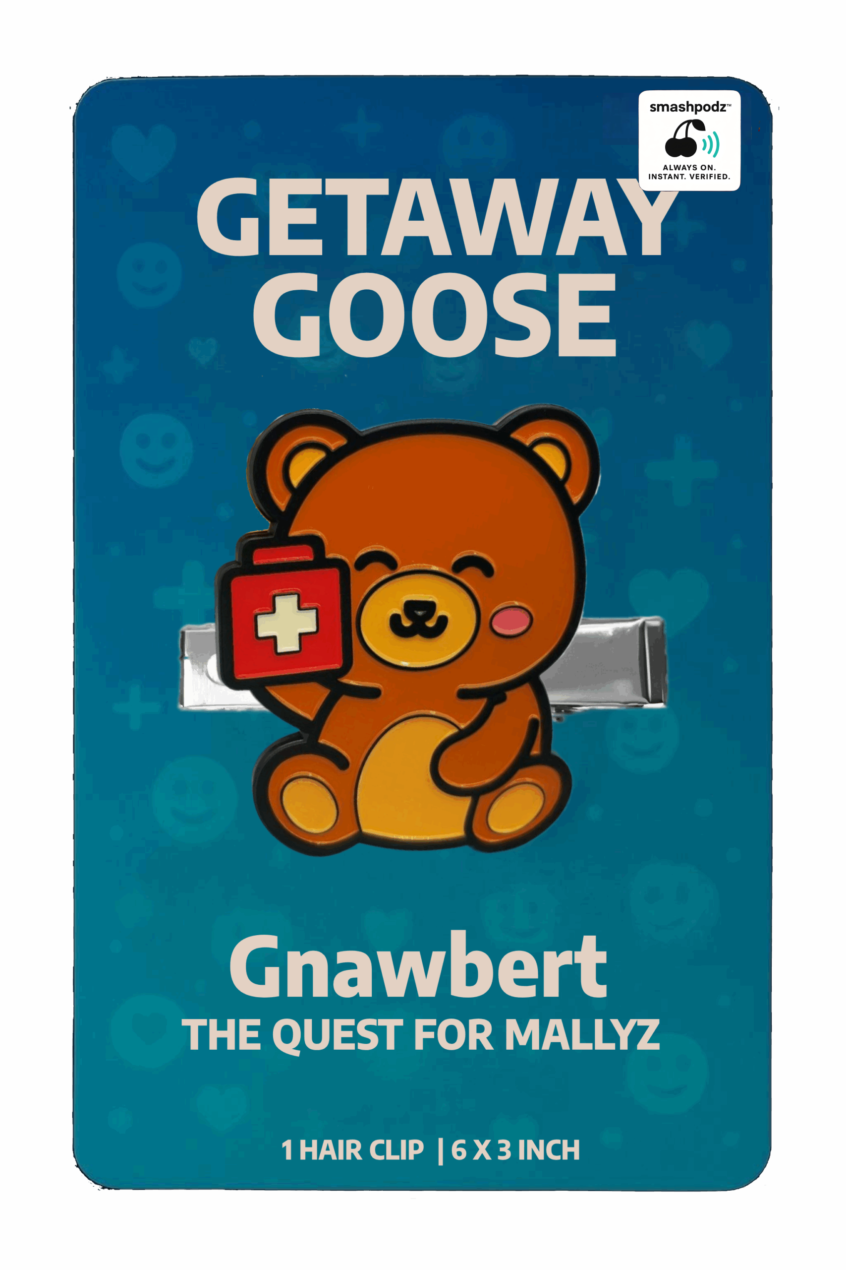 Getaway Goose Hair Clip – Series 1 Gnawbert – Powered by Smashpodz™
