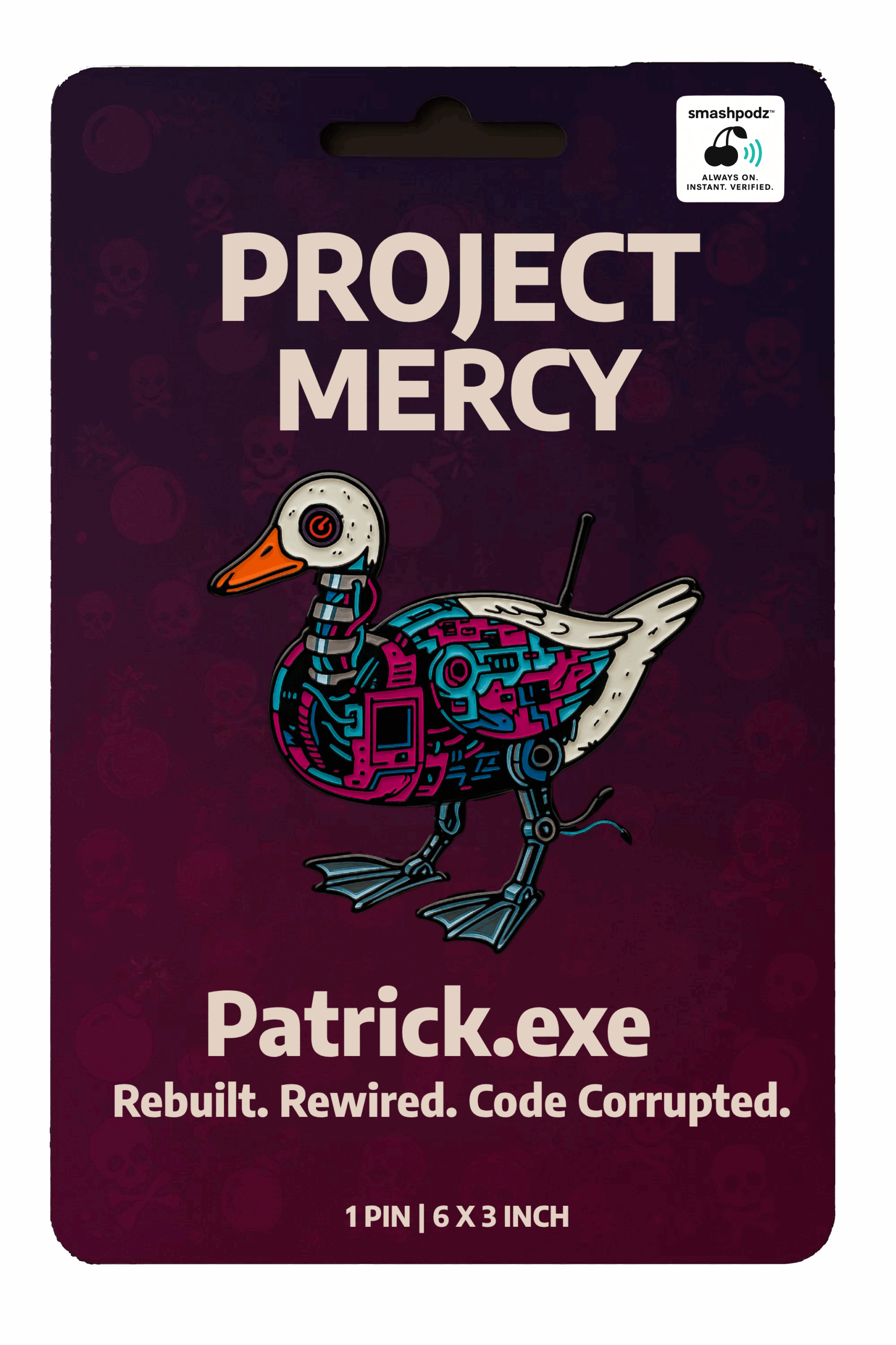Project Mercy Pin – Series 1 Patrick.exe – Powered by Smashpodz™