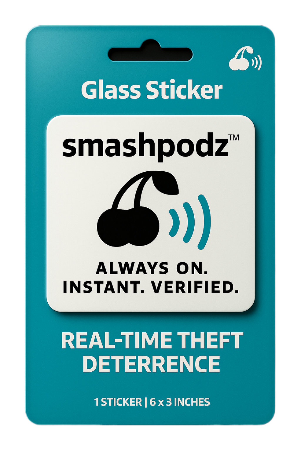 Glass Sticker - Powered by Smashpodz™
