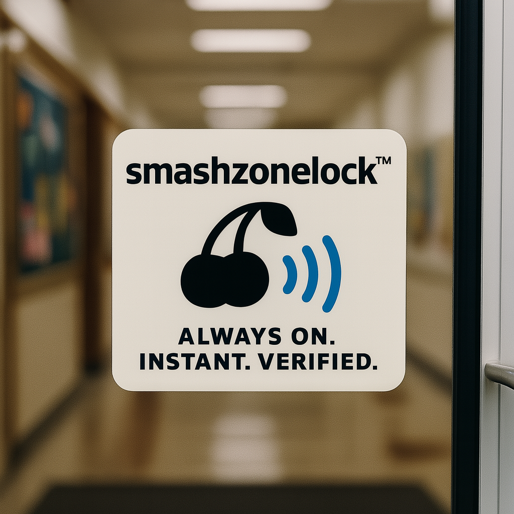 Smash ZoneLock - Glass Sticker - Powered by Smashpodz™ - Image 2