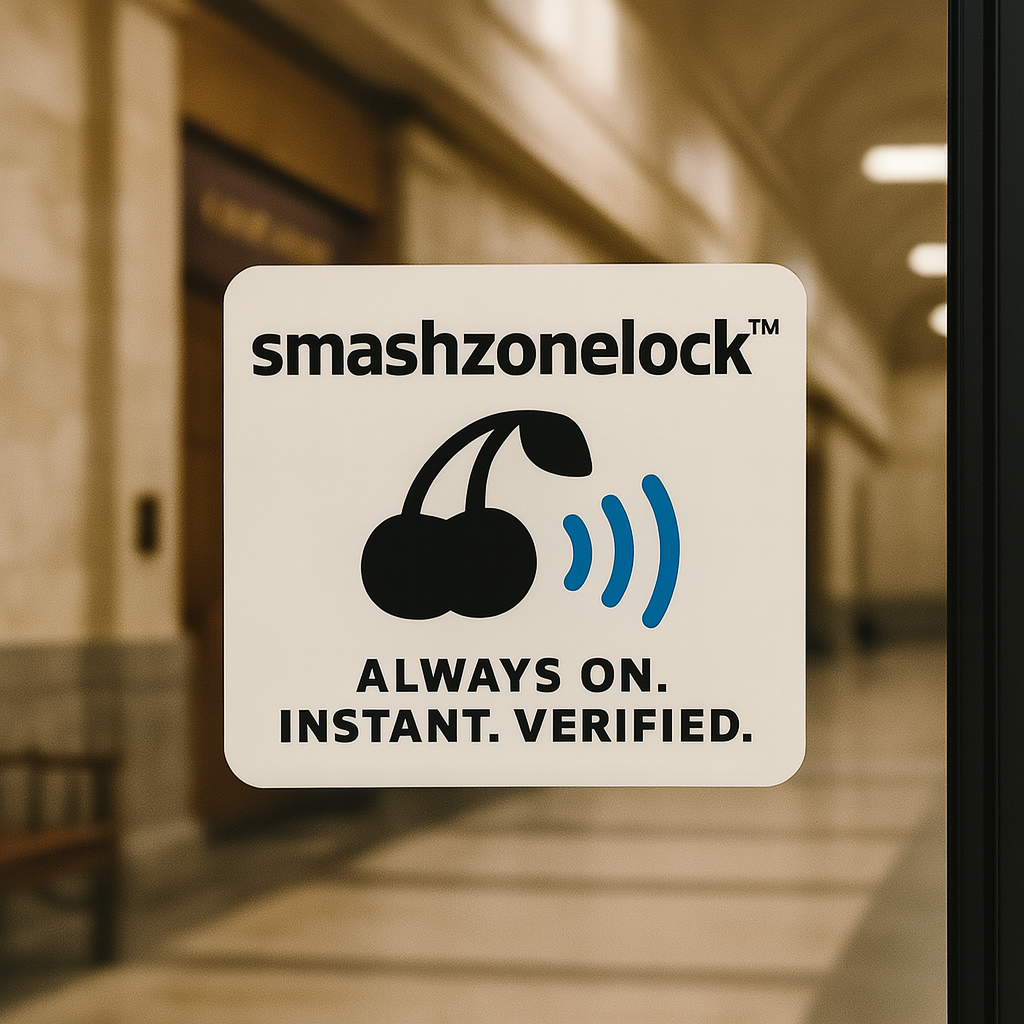 Smash ZoneLock - Glass Sticker - Powered by Smashpodz™ - Image 3