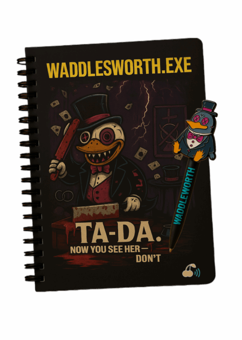 Project Mercy Notebook and Pen Set – Series 1 Waddlesworth – Powered by Smashpodz™