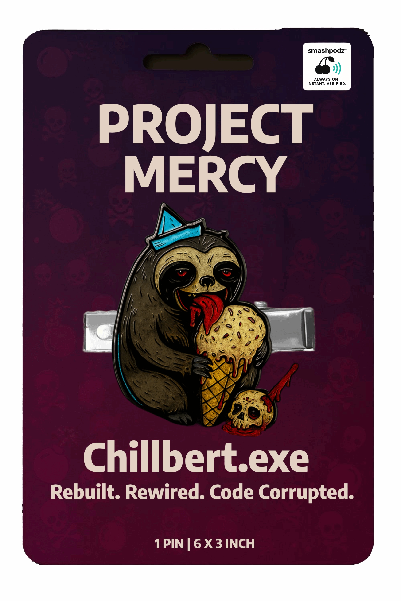 Project Mercy Hair Clip – Series 1 Chillbert.exe – Powered by Smashpodz™