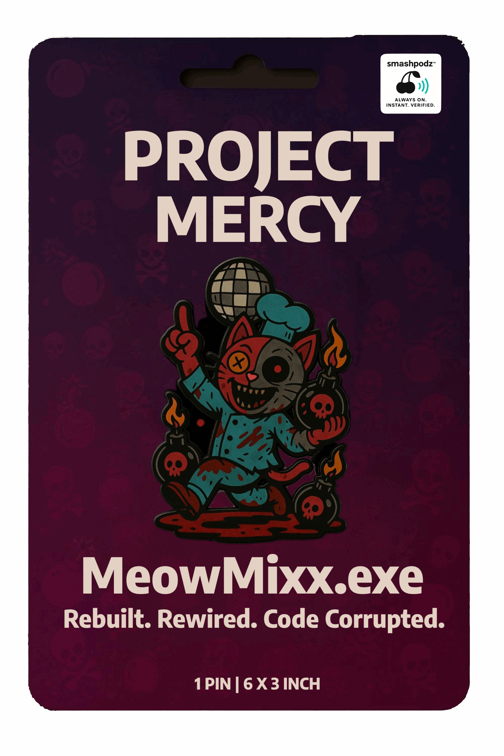 Project Mercy Pin – Series 1 MeowMixx.exe – Powered by Smashpodz™