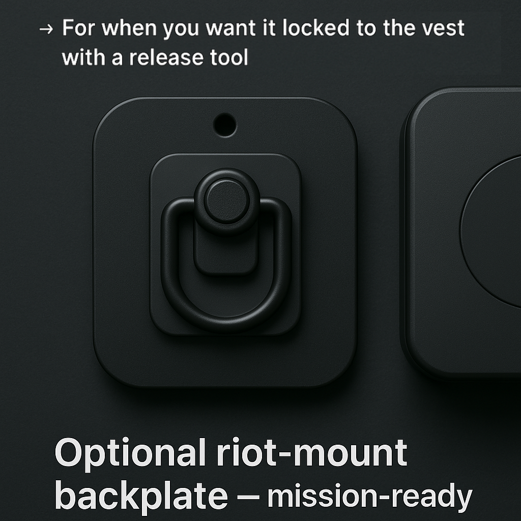 Smash Guardian™ Featuring Magnet Mount or Riot Gear Lock Plate - Powered by Smashpodz™ - Image 5