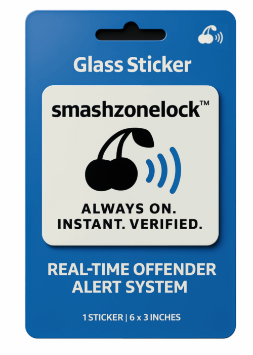 Smash ZoneLock - Glass Sticker - Powered by Smashpodz™